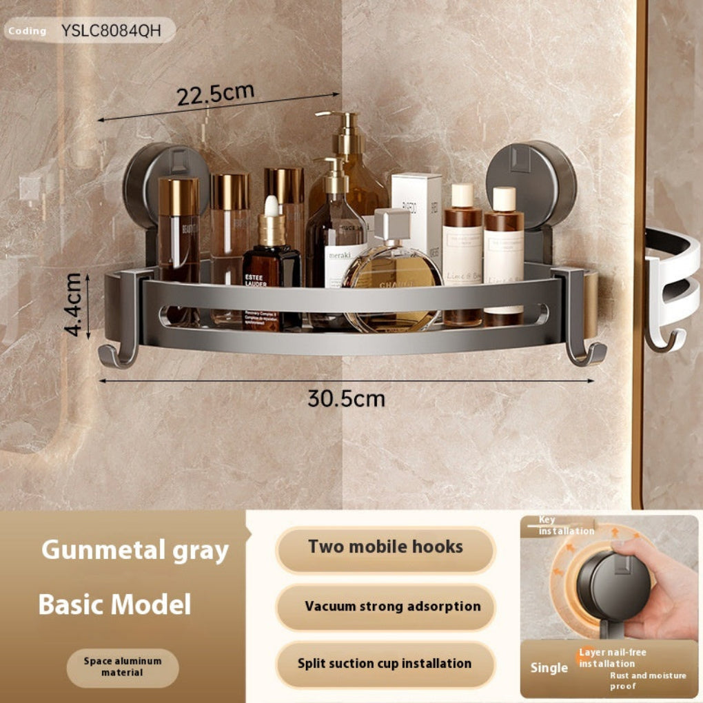 Bathroom Storage Rack Punch-free Bathroom Triangle Toilet