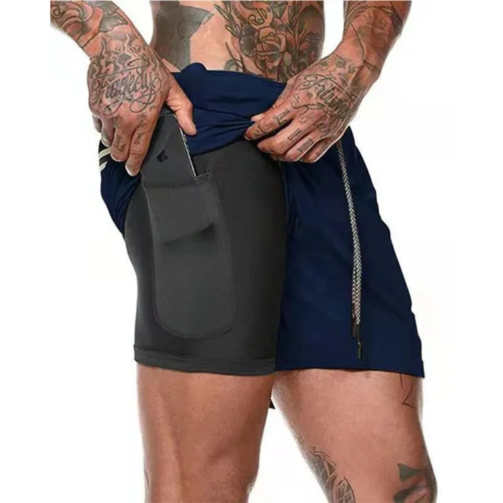 2-in-1 Men's Sport Shorts