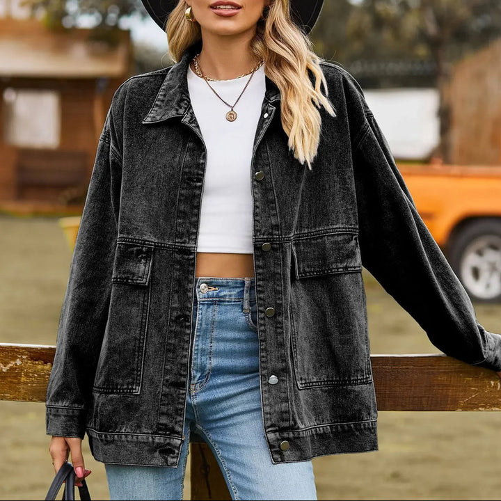 Classic Vintage Denim Jacket for Women