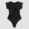 Zipper One-Piece Swimsuit for Women
