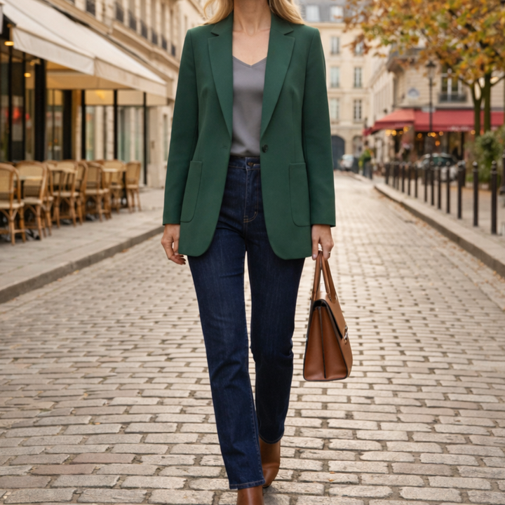 Tailored Open-Front Women's Blazer