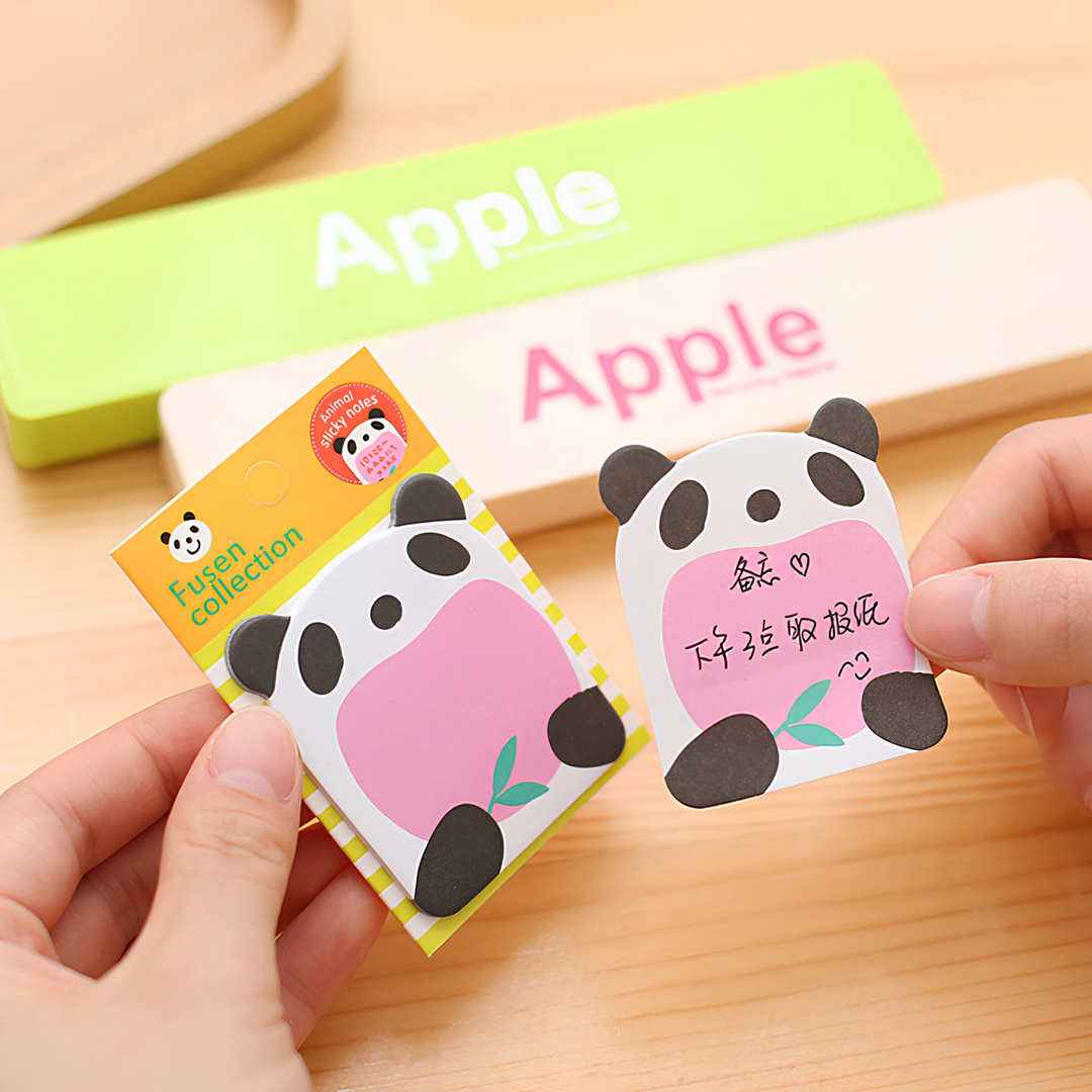 Cute Panda Cartoon Sticky Notes Memo Pad