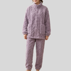 Zip-Front Fleece Pajama Set