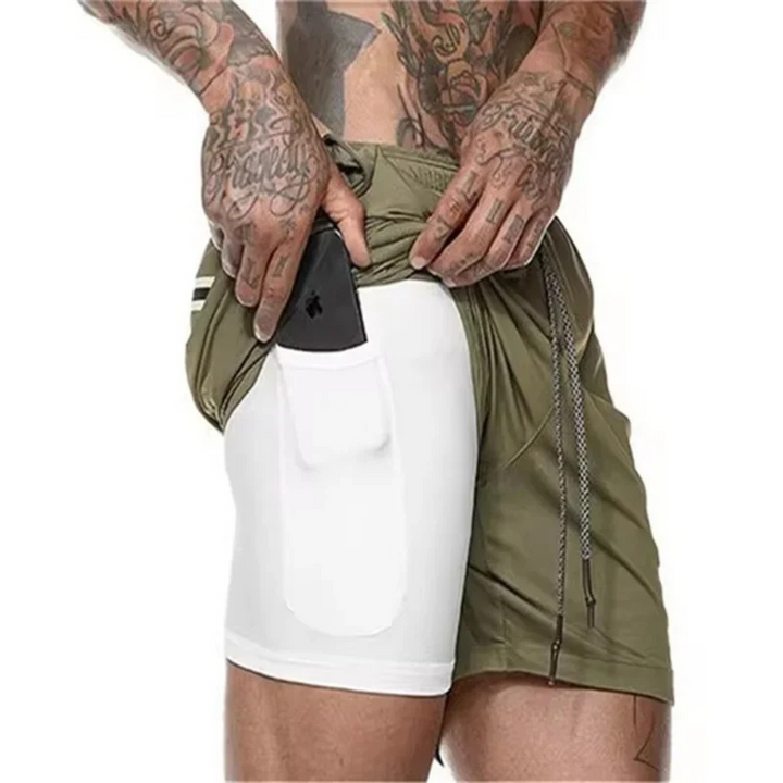 2-in-1 Men's Sport Shorts