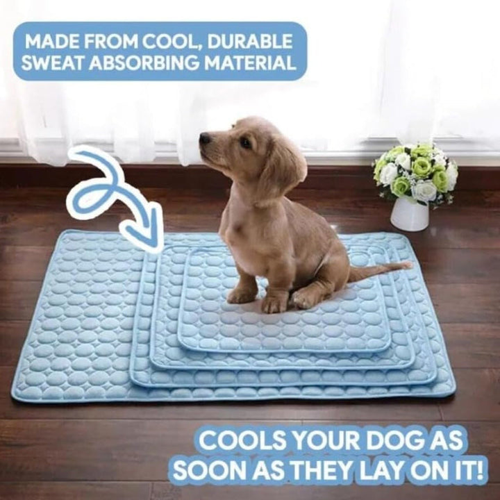 Pet Ice Silk Pad - Summer Cooling Pad For Sofa, Breathable And Anti-slip, Anti-biting Dog Bed Ice Pad, Summer Coolness Dog Pad
