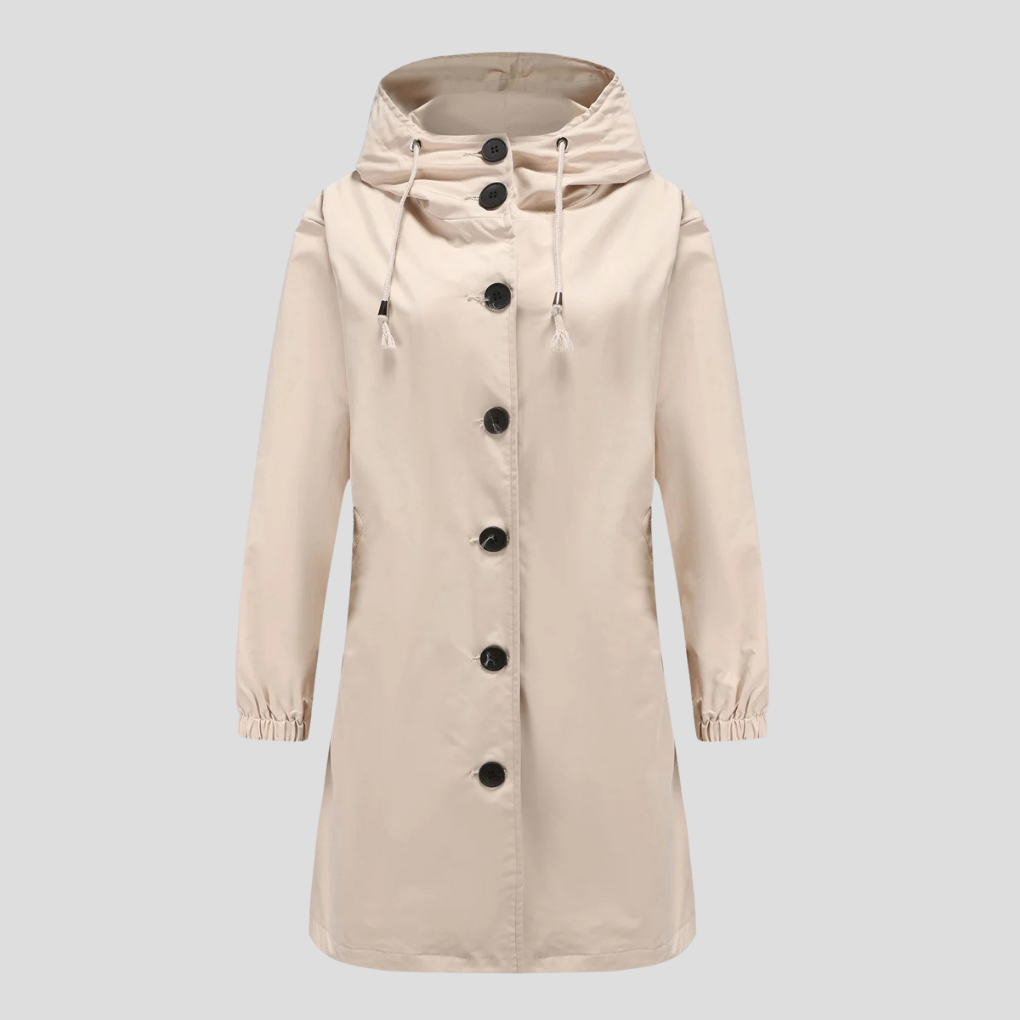 Waterproof Hooded Rain Jacket for Women