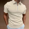 Modern Sophistication - Zip Collar Polo for Men