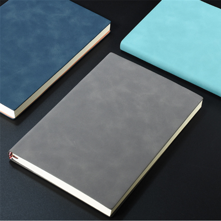 A5 Faux Sheepskin Conference Notebook