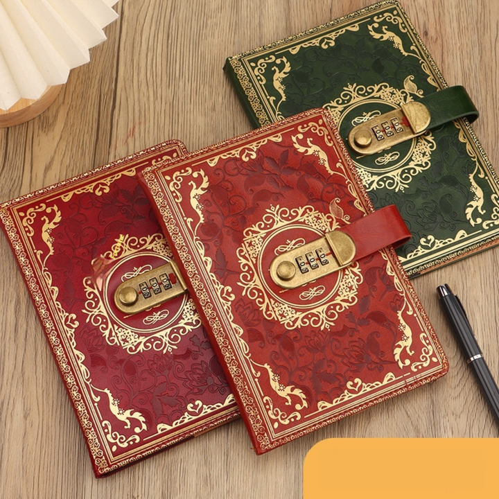 A5 Lockable Password Diary Notebook