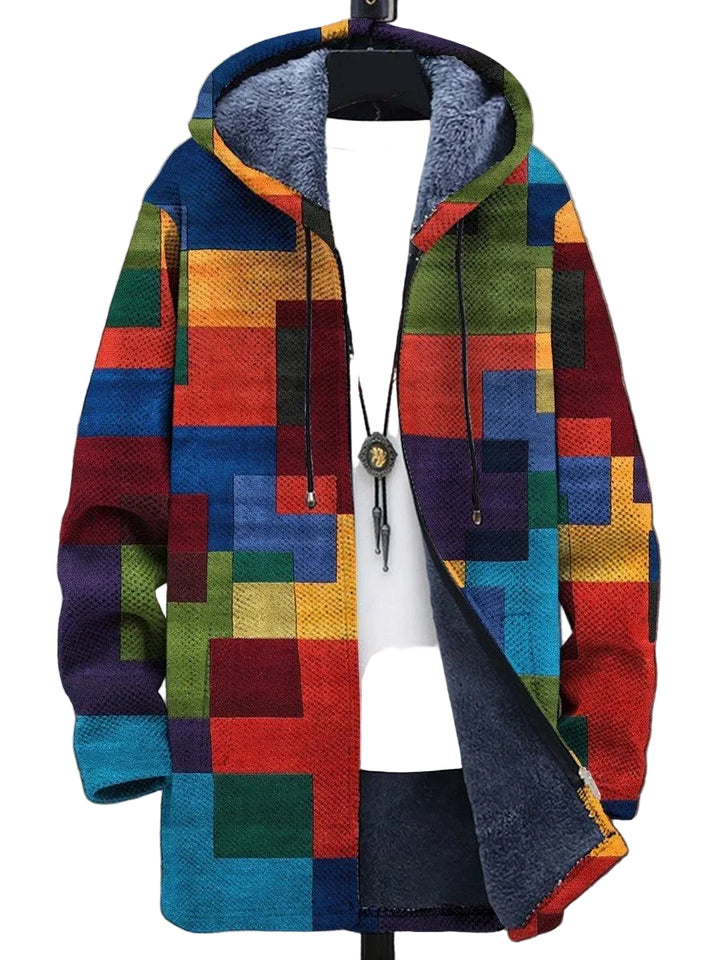 Retro Colorblock Vest for Men