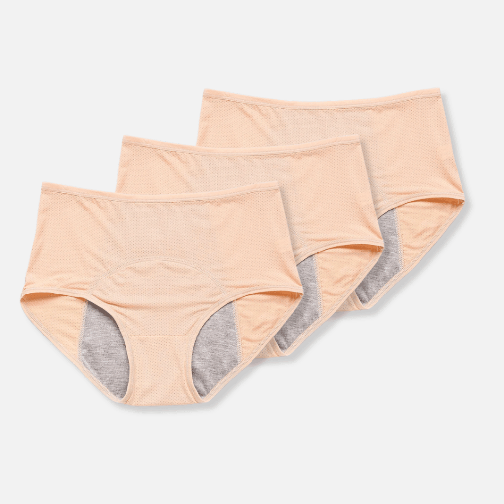 Leak-Proof Menstrual Underwear (3-Pack) for Women