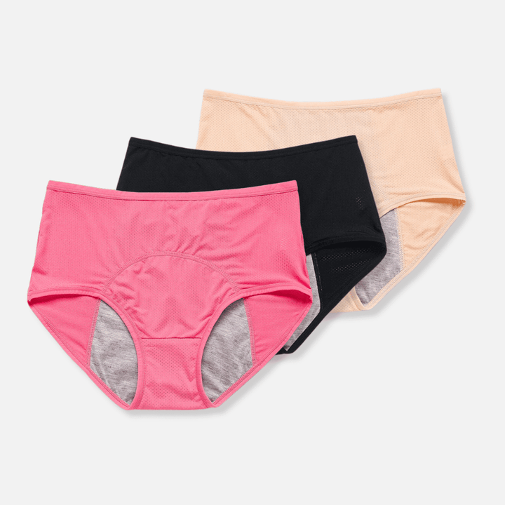 Leak-Proof Menstrual Underwear (3-Pack) for Women