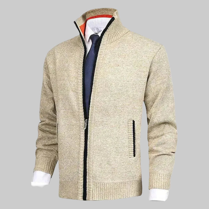 Zip-Up Cardigan for Men