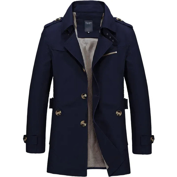 Classic Business Windbreaker Jacket for Men