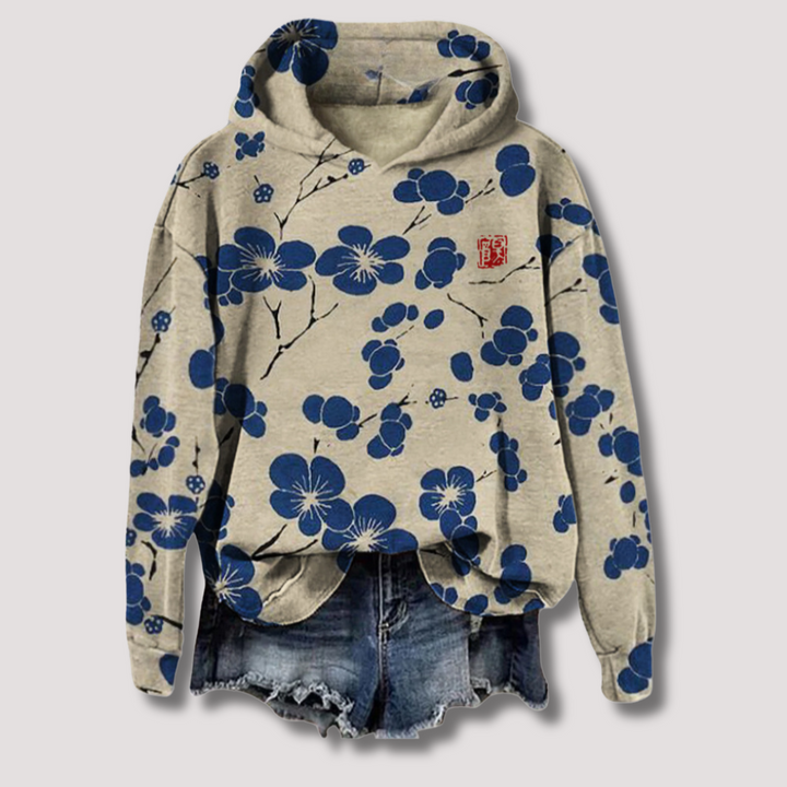 Lightweight Floral Print Sweater for Women