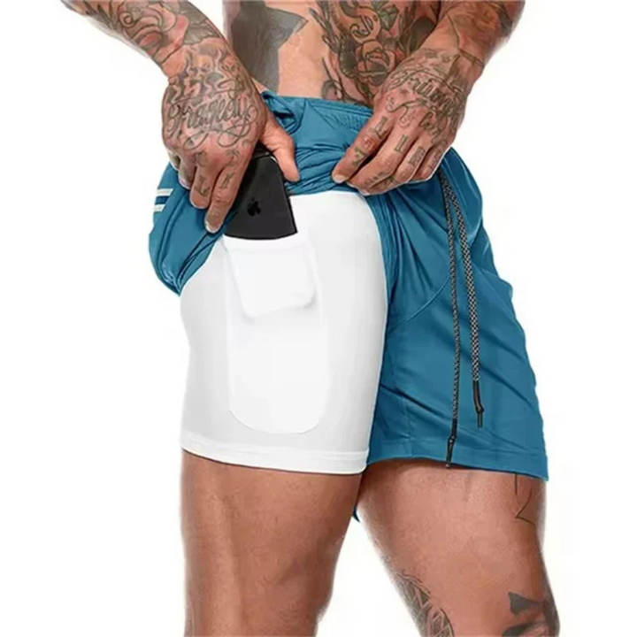 2-in-1 Men's Sport Shorts
