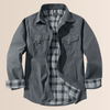 Vintage Flannel Plaid Jacket for Men