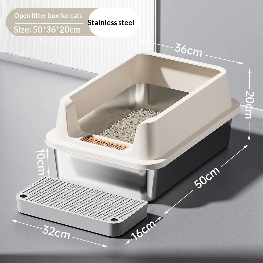 Nest Stainless Steel Cat Litter Box