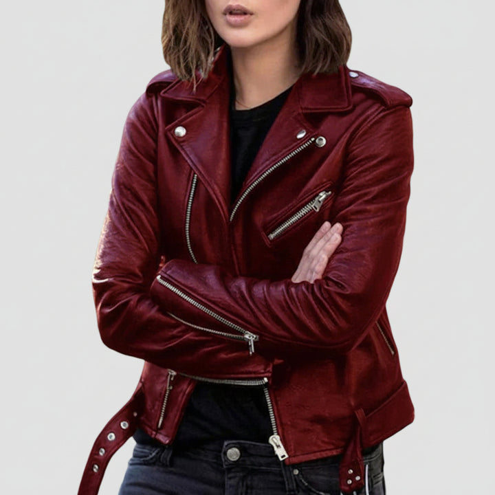 Vintage Biker Jacket for Women