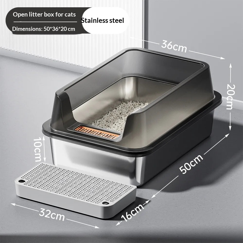 Nest Stainless Steel Cat Litter Box