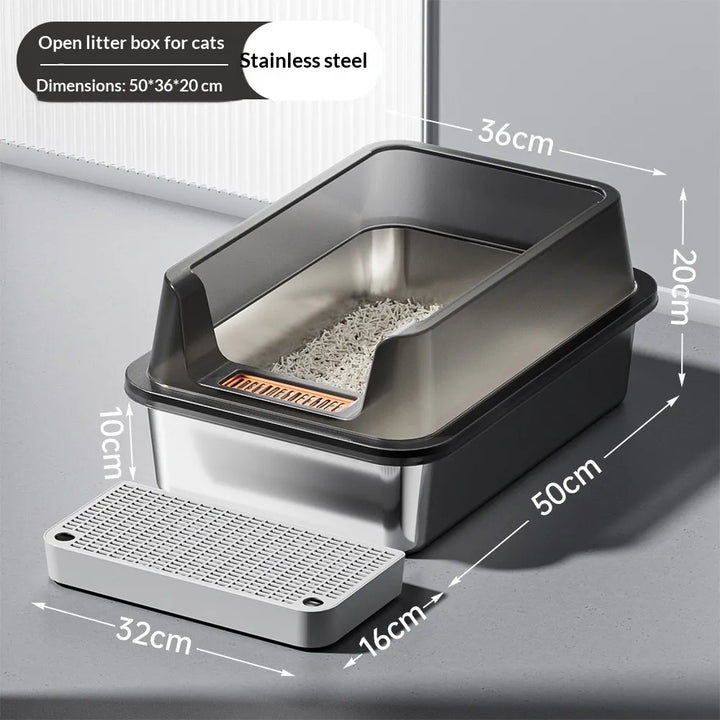Nest Stainless Steel Cat Litter Box