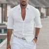 Long Sleeves with Turn-Down Collar For Men