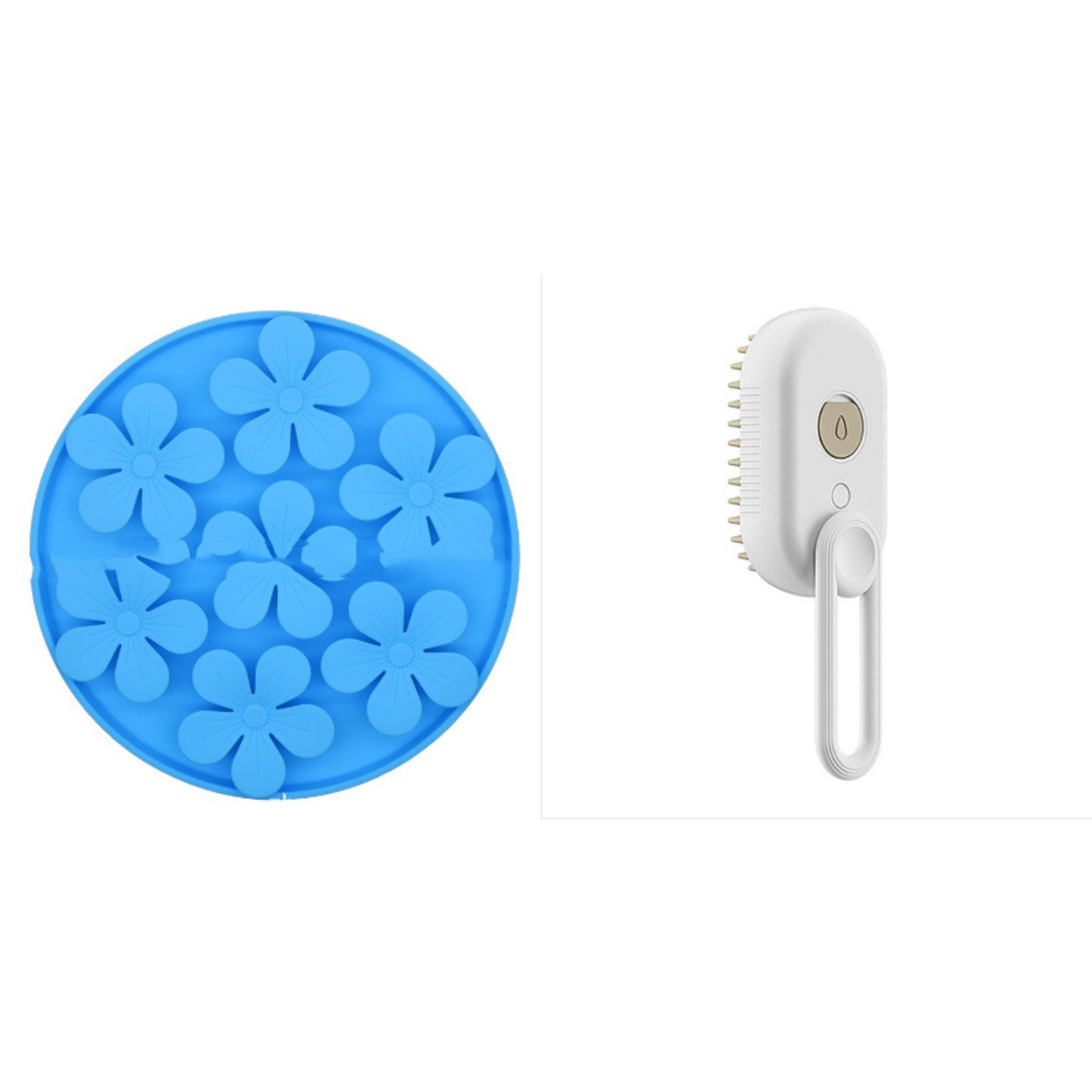 Pet Steam Brush for Grooming and Massage