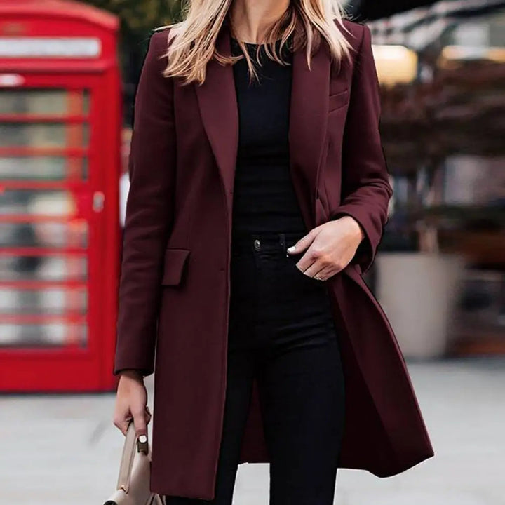 Elegant Longline Coat for Women