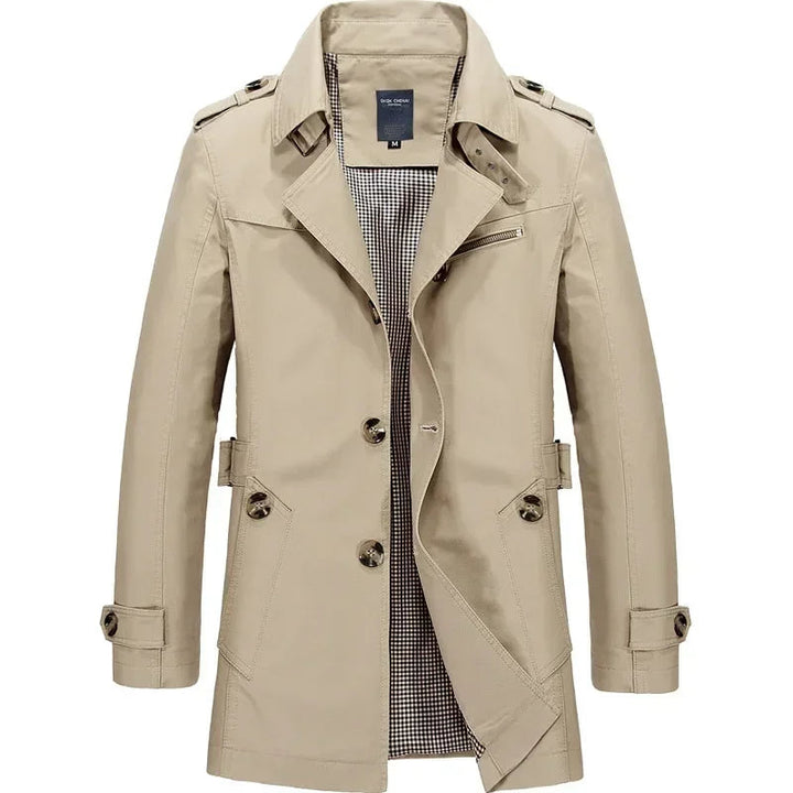 Classic Business Windbreaker Jacket for Men