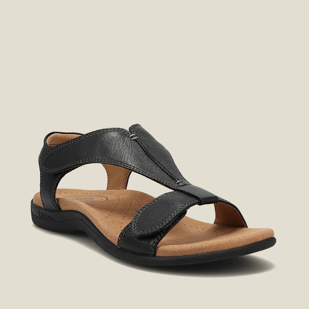 Women's Platform Wedge Velcro Strap Sandals With Large Thick Soles Velcro Buckle