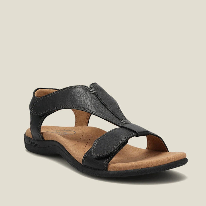 Women's Platform Wedge Velcro Strap Sandals With Large Thick Soles Velcro Buckle