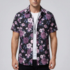 3D Flower Print Hawaiian Shirt for Men