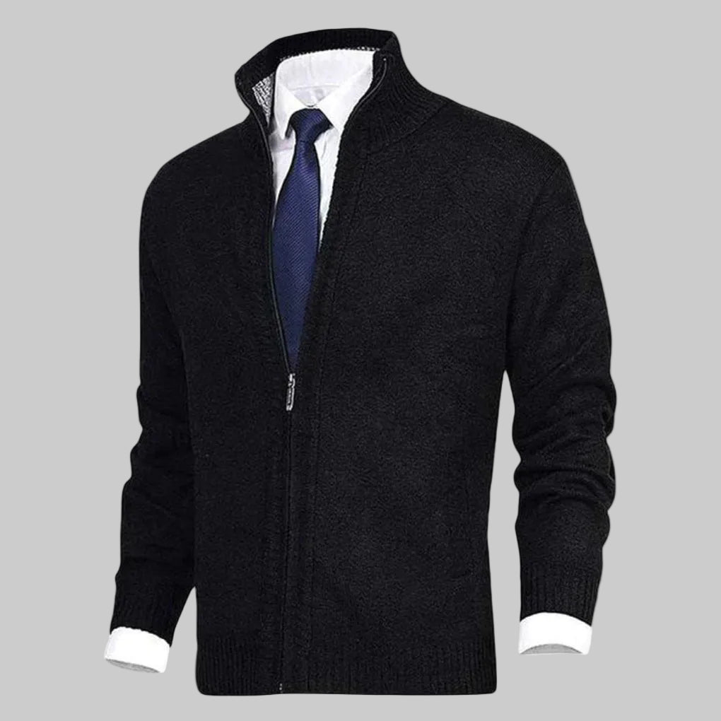 Zip-Up Cardigan for Men
