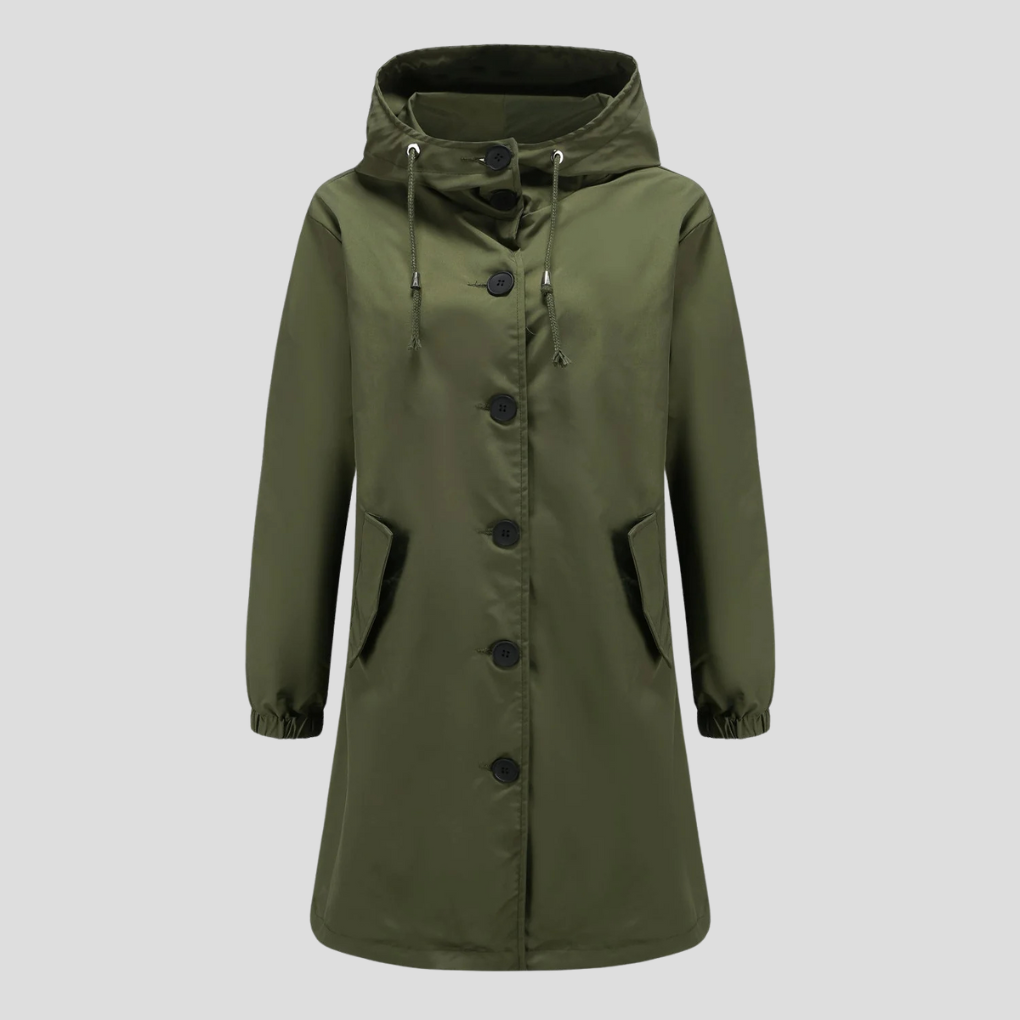 Waterproof Hooded Rain Jacket for Women
