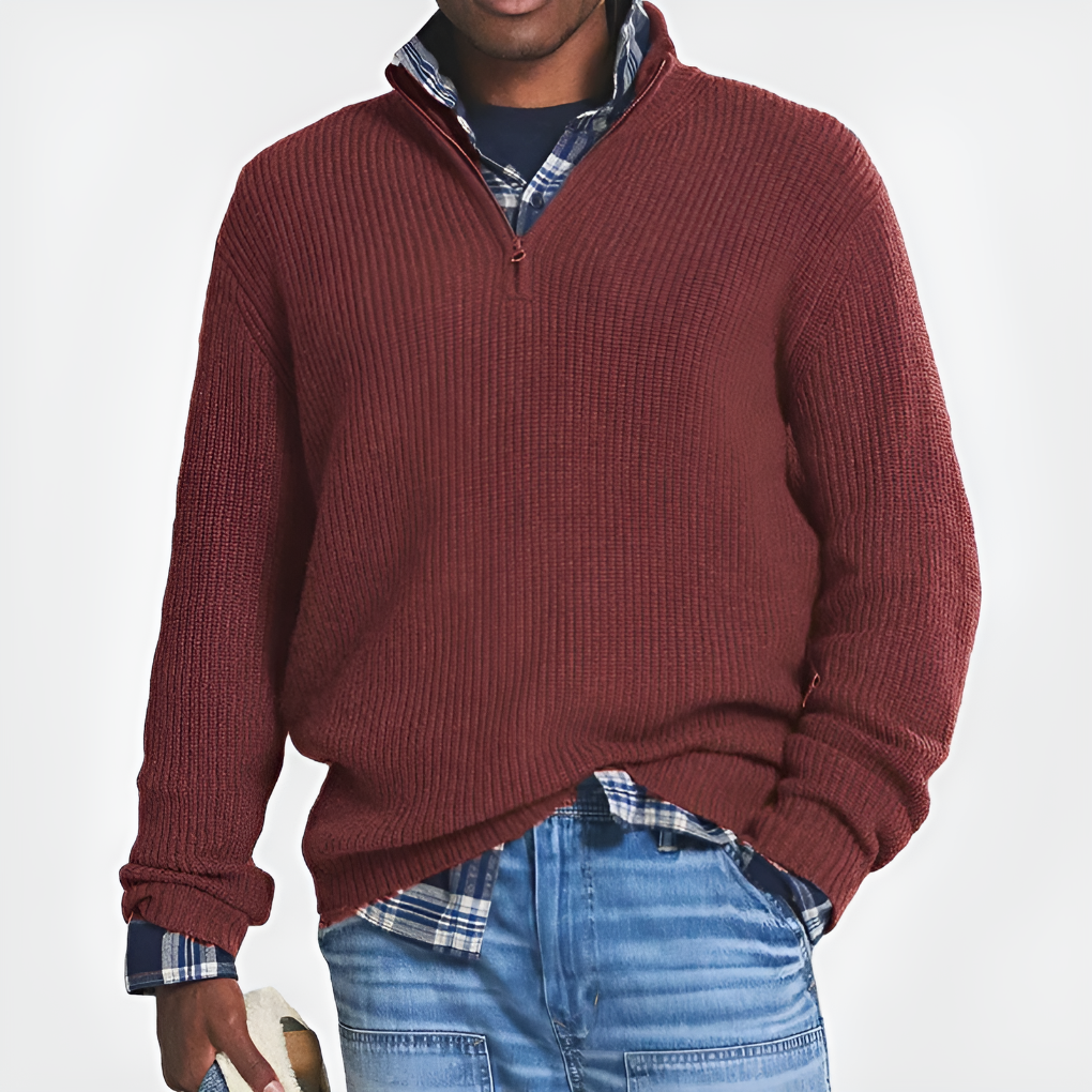 Half-Zip Sweater for Men