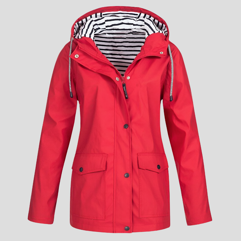 Water-resistant and Wind-resistant Hooded Jacket for Women