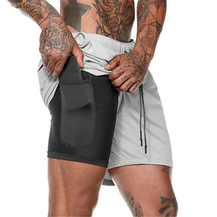2-in-1 Men's Sport Shorts