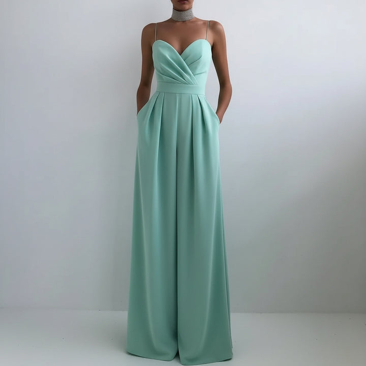Sleeveless with High Waist Jumpsuit for Women