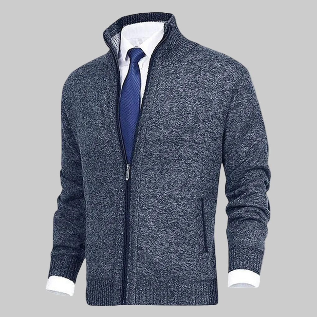 Zip-Up Cardigan for Men