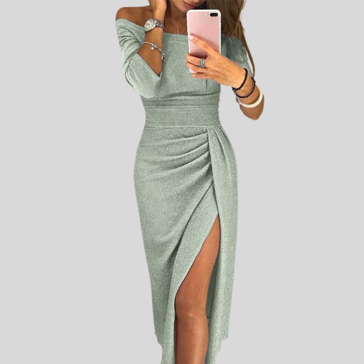 Elegant Off-Shoulder Bodycon Dress
