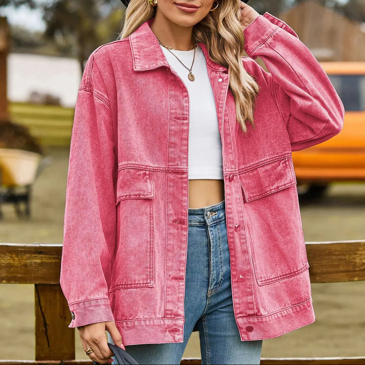 Classic Vintage Denim Jacket for Women