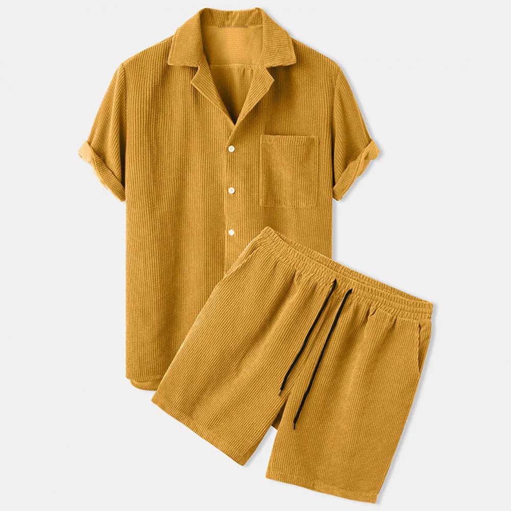 Breeze Set – Corduroy Shorts Set for Men