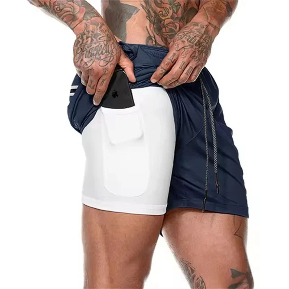 2-in-1 Men's Sport Shorts