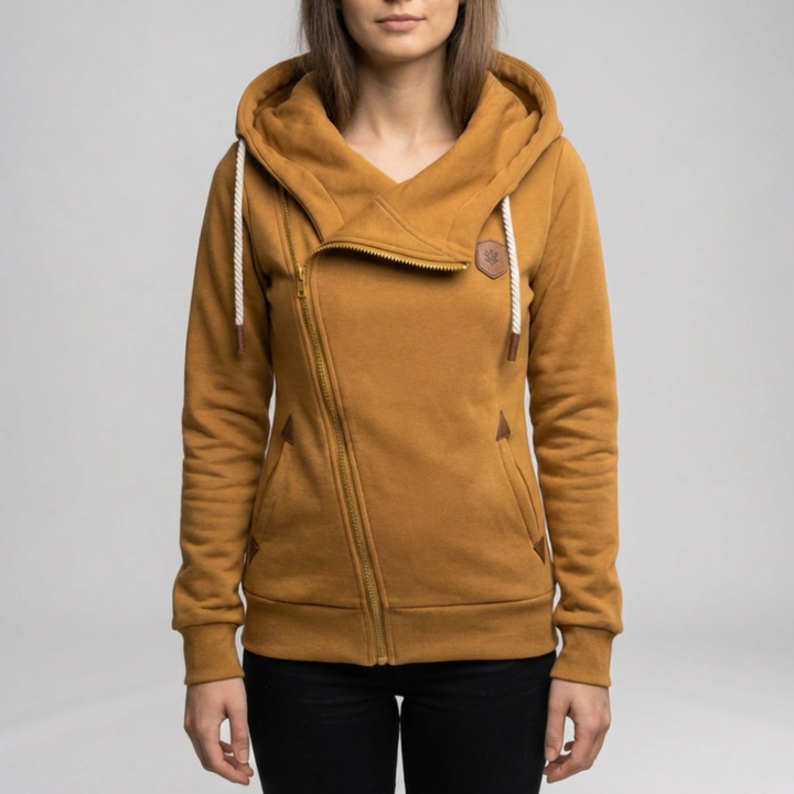 Asymmetrical Zip Jacket for Women