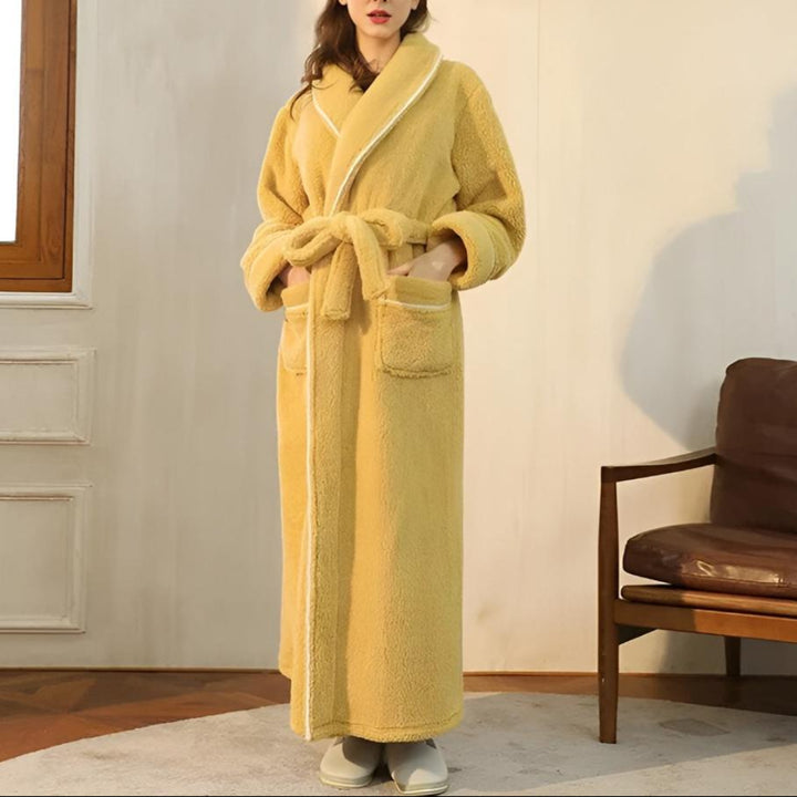 Luxe Fleece Warmth Comfort Bathrobe