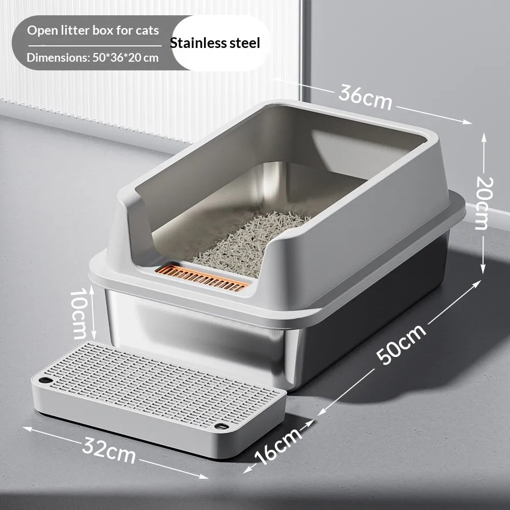 Nest Stainless Steel Cat Litter Box