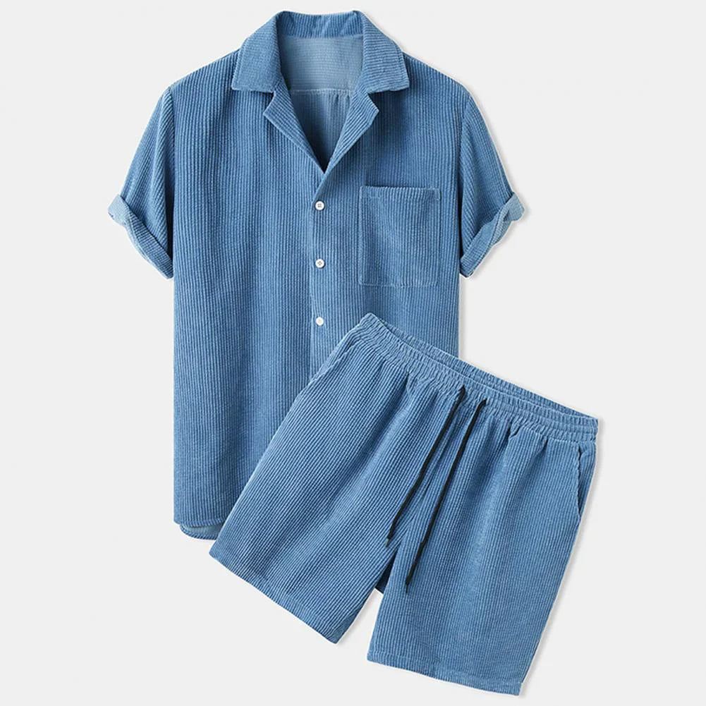 Breeze Set – Corduroy Shorts Set for Men