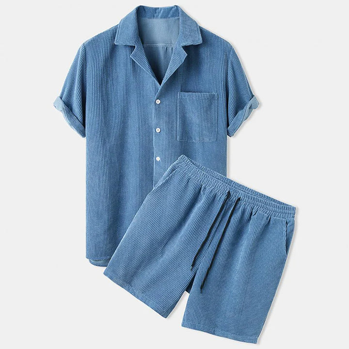 Breeze Set – Corduroy Shorts Set for Men