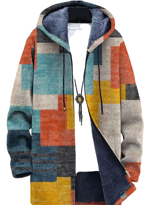 Retro Colorblock Vest for Men