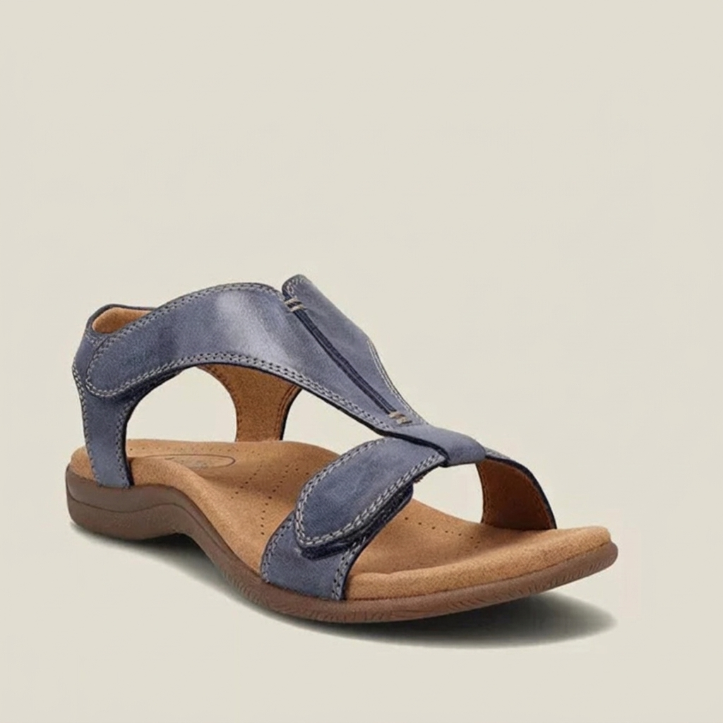 Women’s Platform Wedge Sandals with Velcro Straps